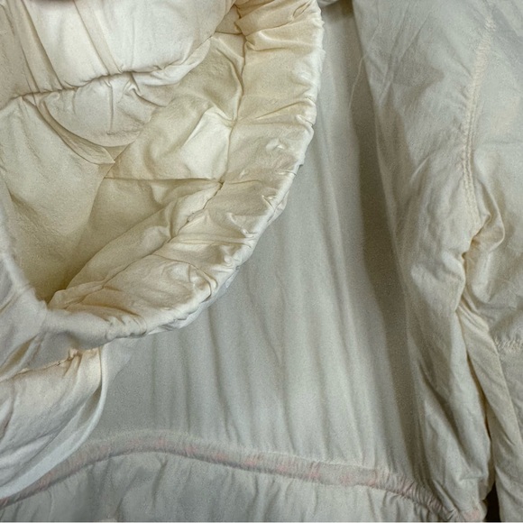 Free People Movement Quilted Hooded Lightweight Snap Button Zip Up Jacket Med - Picture 16 of 16